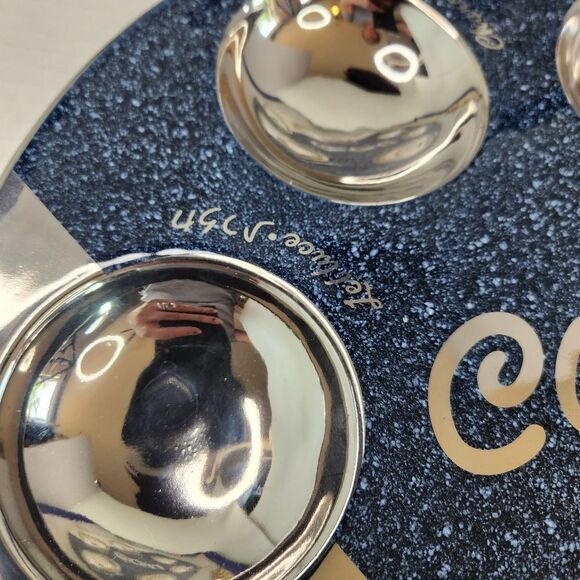 Rite Lite Ceremic Seder Starry Night Serving Plate NIB - Picture 8 of 11